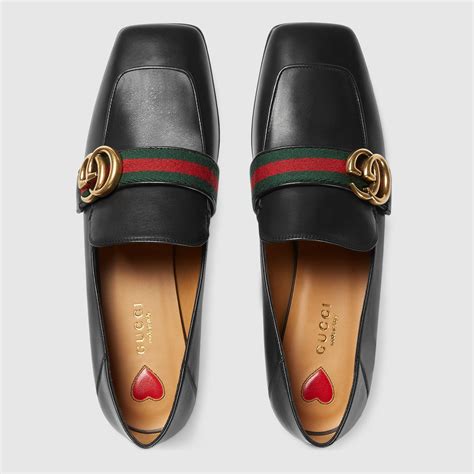 gucci fold down loafer|gucci women's loafers.